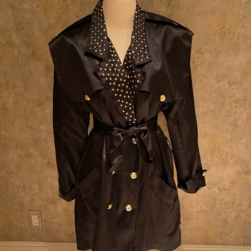 Tulipe of California vintage black coat